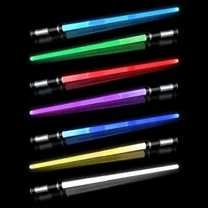 PT Wholesale Expandable Light-up Toy For Kid Adult LED Light Swords With FX Sound Halloween Party Xmas Gift Led Light Saber