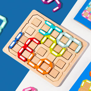 Prix du fabricant Labyrinthe numérique pour enfants Jouet éducatif en bois pour aider à la reconnaissance des formes de couleurs pour l'éducation - Product Image 3