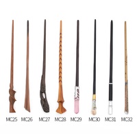 Baguette Magique Harry Potter Coffret Noir Manglobes Accessoire Cosplay Cowin Cadeau de Thanksgiving Nouvel An Noël Halloween en Métal Acier