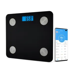 Fat Scale Canny 180kg/400lb Capacity Personal Smart Body Fat Weight Water Bone Mass Digital Normal Bathroom Scales