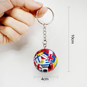 QYS Colgante Souvenir Copa de Fútbol 2026 Llavero 3D PVC Mini Balón - Product Image 5