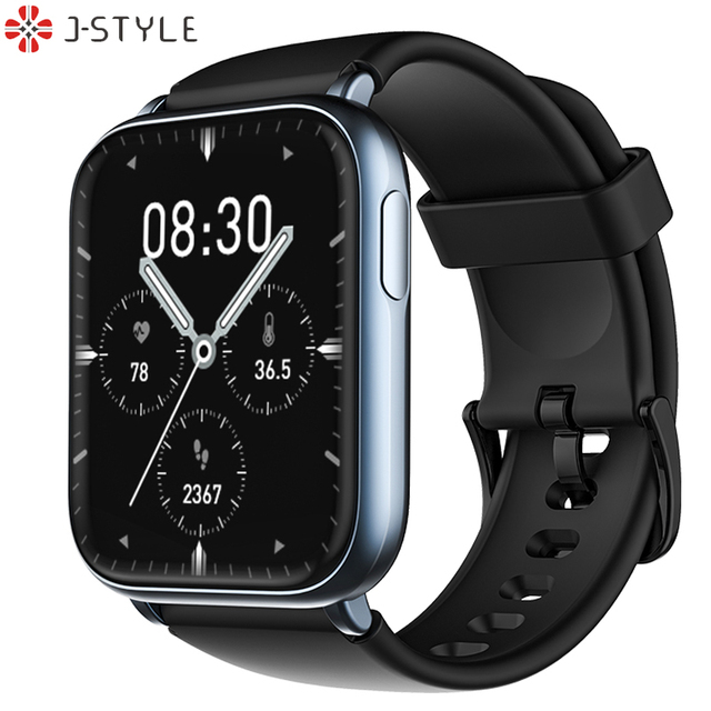 J-Style 2203 1.8 Inch Watches Brand Samrat Watch Black Smart Womens Watch