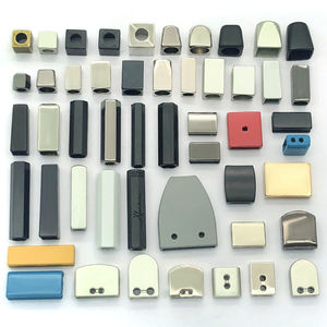 قفل سلك فضي عصري نهاية متنقل مع مشبك تعديل قفل سلك معدني - Product Image 1