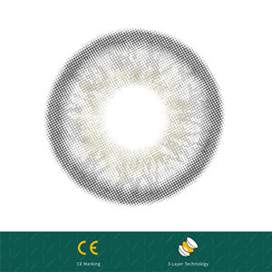 نمط جديد من العدسات اللاصقة الطبيعية باللون الرمادي الذي يمكن التخلص منه - Product Image 4