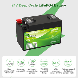 Batterie au lithium 24V 200Ah pour voiturette de golf, rechargeable, à décharge profonde, pour stockage d'énergie solaire - Product Image 3