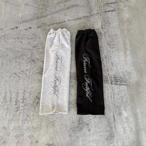 <strong>Mens</strong> Designer Wide Leg Sweatpants 450gsm Cotton Nylon Super Baggy Oversized <strong>Joggers</strong> Printed <strong>Loose</strong> Pants Pria Heavy - Product Image 2