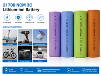 Batterie lithium-ion NMC BIS 21700 4000mAh 3.7V, cellule 10C 40A à décharge continue pour vélo électrique, outil électrique, véhicule électrique