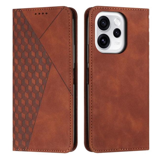 Wholesale For OPPO Reno15 F 5G Global Diamond Splicing Skin Feel Magnetic Leather Mobile Phone Case