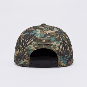 Casquette de golf camouflage vert Woodland, imperméable, avec patch PVC, cordon, 5 panneaux, perforations laser, respirante, snapback, pour hommes et femmes - Product Image 4