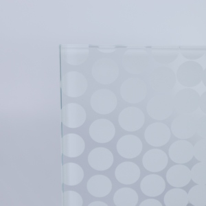 Vidrio Decorativo con Patrón Esmerilado en Degradado Triangular para Vestíbulos de Hoteles e Interiores Comerciales Modernos - Product Image 4