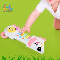 Jouet musical extensible pour bébés, clavier de piano à tirer avec engrenages rotatifs, jouet éducatif sensoriel pour nourrissons