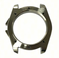 Prototypage rapide de boîtiers de montres en titane de grade 5 et de plaques arrière, pièces usinées par CNC, conception bienvenue