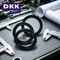 DKK Kit de joints en caoutchouc NBR/EPDM, bague d'étanchéité flottante cylindrique plate, résistante à l'huile haute température, couleur personnalisée, AS568, découpe