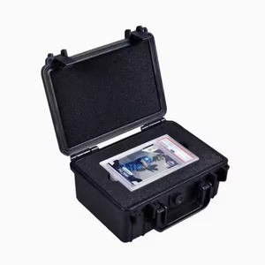 Factory Direct Black Waterproof Plastic Graded Card Case Storage Display <b>Box</b> Silk-Screen Printing Custom Logo Acrylic Hanger - Product Image 2