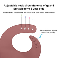 Bavoirs pour bébé en Silicone sans Bpa, vente en gros, bavoir imperméable personnalisable, réglable, facile à nettoyer, bavoir en Silicone écologique pour bébé