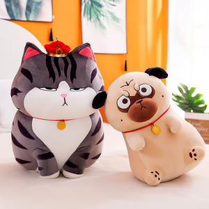 Peluche Personalizzato ROXGOCT a Forma di Gatto Re, Divertente Giocattolo Animale Imbottito per Bambini con Cotone PP - Product Image 3