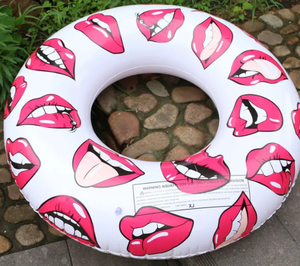 Anillo de natación exquisito de PVC con <span class=keywords><strong>labio</strong></span> Rosa inflable personalizado de PVC - Product Image 2