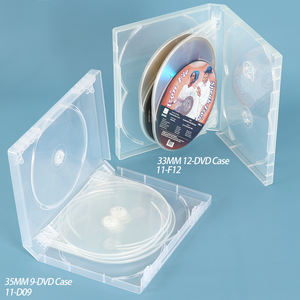 SUNSHING Tenir Simple Double BD Cas 8 9 10 11 12 Disques Remplacement Media Box Métal Étain CD & DVD Cas Plusieurs DVD Cas - Product Image 1