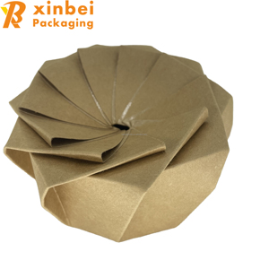 Factory New Design Origami Box Lotus Flower Paper 2025 Disposable Recycled Kraft Paper Fast Food  Brown Paper Container - Product Image 3