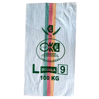 Cameroun L8 L9 50kg 100kg Sac de riz en polypropylène Chine Sacs tissés en PP 25kg 50kg 50lb 100kg Sac tissé en PP Tisse En PP Maïs