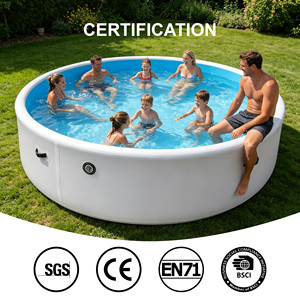 Piscina Inflable Portátil con Tecnología Drop Stitch, Ideal para el Jardín, Excelente para el Ocio en el Patio Trasero, Piscina Temporal - Product Image 6
