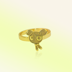 Kustom kartun lucu karakter anting kucing modis <span class=keywords><strong>Set</strong></span> perhiasan UNTUK WANITA baja nirkarat 18k berlapis emas kalung hadiah - Product Image 2