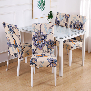 Coprisedie Elasticizzati con Stampa Floreale Super Morbidi Rimovibili Lavabili Stile Natalizio 48cmx48cmx58cm per Sala da Pranzo - Product Image 2