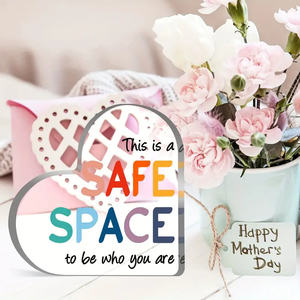 Nhà Máy Trực Tiếp Tùy Chỉnh Hình Trái Tim Rắn Tinh Thể Trong Suốt Acrylic Khối Cho Lễ Tạ Ơn Trang Trí Kỳ Nghỉ Cung Cấp - Product Image 2