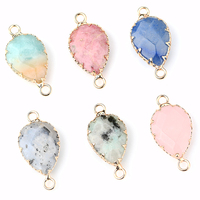 Perles à facettes en pierre cristal naturel de haute qualité, breloque en forme de goutte, pierre Semi-précieuse pour Bracelet, bijoux Diy