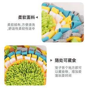 Yeni Sniff Pad Köpek Oyuncağı Polar Kumaş Makinede Yıkanabilir Yavaş Besleme Evcil Hayvan Ödül Maması Lolipop Stres Giderici Oyun Malzemeleri - Product Image 2
