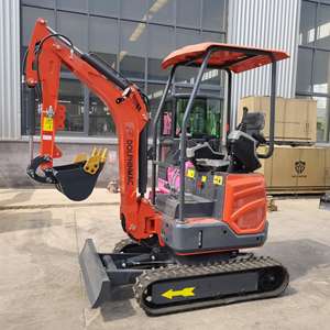 DP-18 risparmio energetico 2 Ton idraulico Mini escavatore lungo vita Micro cingolato scavatore Ce Euro 5 Mini escavatore per azienda agricola - Product Image 2