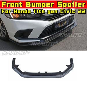 Difusor de Parachoques Delantero para Auto, Spoiler Negro Brillante, Pieza de Modificación para Honda Civic 11ª Gen. 22, Protector de Parachoques, Accesorio para Auto - Product Image 3