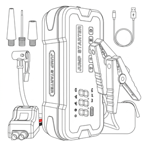เครื่องจั๊<span class=keywords><strong>ม</strong></span>พ์<span class=keywords><strong>สตาร์ท</strong></span><span class=keywords><strong>รถยนต์</strong></span>ออลอินวัน พร้อ<span class=keywords><strong>ม</strong></span>เครื่องสูบลมและพาวเวอร์แบงค์ รองรับการผลิตแบบ OEM และบริการติดแบรนด์ตา<span class=keywords><strong>ม</strong></span>ความต้องการ - Product Image 3