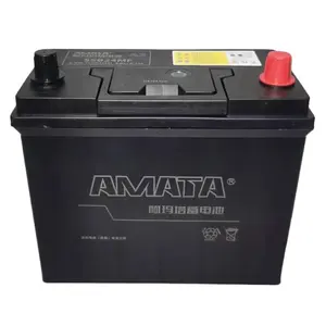 Amata 55B24 12v45ah ô tô pin powsea thương hiệu MF chì-axit tự động bắt đầu pin nhà sản xuất tại Trung Quốc