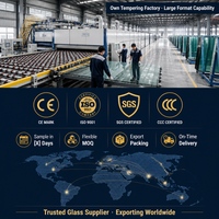Verre trempé sur mesure 4mm 5mm 6mm 8mm 10mm 12mm 15mm 19mm, verre de sécurité renforcé pour la construction architecturale, industrielle et de bâtiments