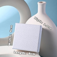 Boîte de rangement pour bijoux haut de gamme, écologique, étanche, rectangulaire, à motif texturé, avec couvercle supérieur et inférieur, pour collier, bracelet et bague