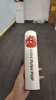Tube à sushi jetable écologique et portable pour les déjeuners ou les contenants alimentaires