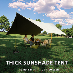 Camping en plein air et plage Portable abri Rectangle toile pare-soleil tente pour activités de plage - Product Image 2