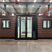 Vente directe d'usine : Maison conteneur extensible à double aile |   Villa pliable |   Résidence mobile facile à assembler