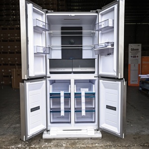 Fast Cross Door 4 <b>Fridge</b> Stainless Steel With Water Dispenser Air Cooled No Frost <b>Compressor</b> 632L Stainless Steel Body Silver Co - Product Image 2
