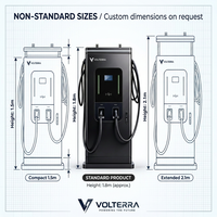 Station de recharge pour véhicules électriques au sol, conception personnalisée, chargeur de VE à double câble, écran tactile, usage commercial, parking