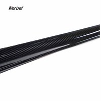 Faldones Laterales Karbel Kb de Fibra de Carbono Seca con Acabado Brillante para BMW Serie 3 LCI G20 325i 330i 340i M Sport 2019-2023