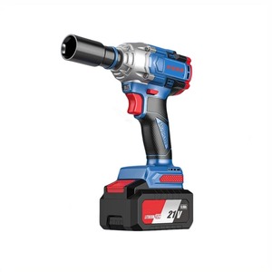 Power Wrench 21V Lithium Ion <b>Battery</b> Brushless Motor High Torque For <b>Auto</b> Repair And Scaffolding - Product Image 1