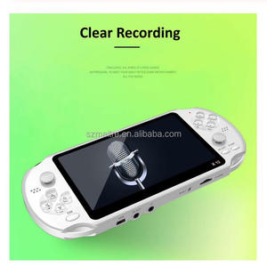 X12 Console de jeu portable 5.0 pouces IPS écran LCD 10 simulateurs intégrés 3000 + <span class=keywords><strong>jeux</strong></span> lecteur <span class=keywords><strong>enregistrement</strong></span> Console de jeu vidéo classique - Product Image 2