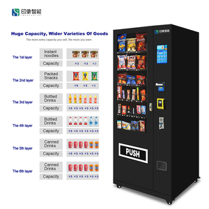 Máquina Expendedora WHALE TOUCH para Bebidas y Aperitivos, <span class=keywords><strong>Mini</strong></span> Máquina Expendedora Delgada con Sistema de Gestión - Product Image 5