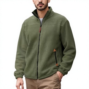 Sweat-shirts pour hommes de qualité supérieure, personnalisables avec logo OEM, fermeture éclair intégrale, 280 GSM, 100% coton, molleton brossé à l'intérieur, pour l'hiver - Product Image 4