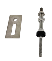 Boulon de fixation solaire avec support en L
