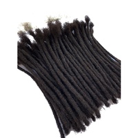 YOTCHOI - Extensiones de Cabello Humano 100% Sin Procesar, Hechas a Mano, en Todas las Longitudes, Color Natural para Hombres y Mujeres Negros