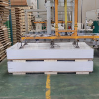 Panneau mural en PVC imperméable, ignifuge, haute brillance, feuille de marbre UV, sur mesure pour bâtiments commerciaux