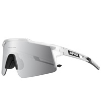 Lunettes de cyclisme pour enfants, ensemble de quatre verres, demi-monture, coupe-vent, anti-décoloration, verres détachables TR90 pour le cyclisme sur route